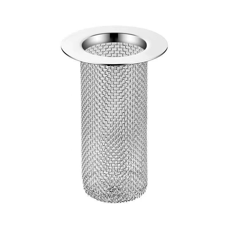 Stainless Steel Sewer Floor Drain Net Bathroom Bathroom Anti-Hair Anti-Clogging Filter Wash Basin Water Plug Filter