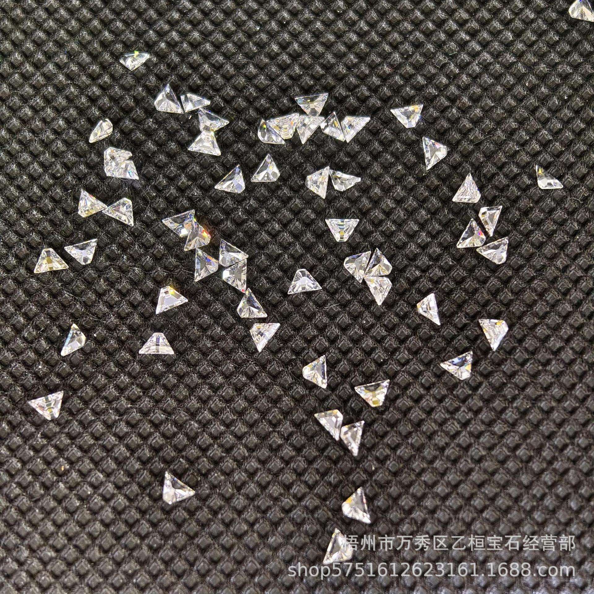 Boat-Shaped Ladder Square Cinnamon Thai Material 5Aspg Cut Zircon Cubic Zirconia Loose Stone