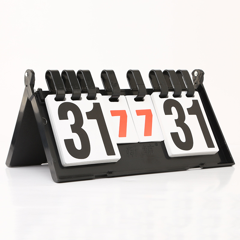 Factory Sale Scoreboard Plastic Box Type F504 Flip Scoreboard Table Tennis Match Scoreboard Easy to Carry