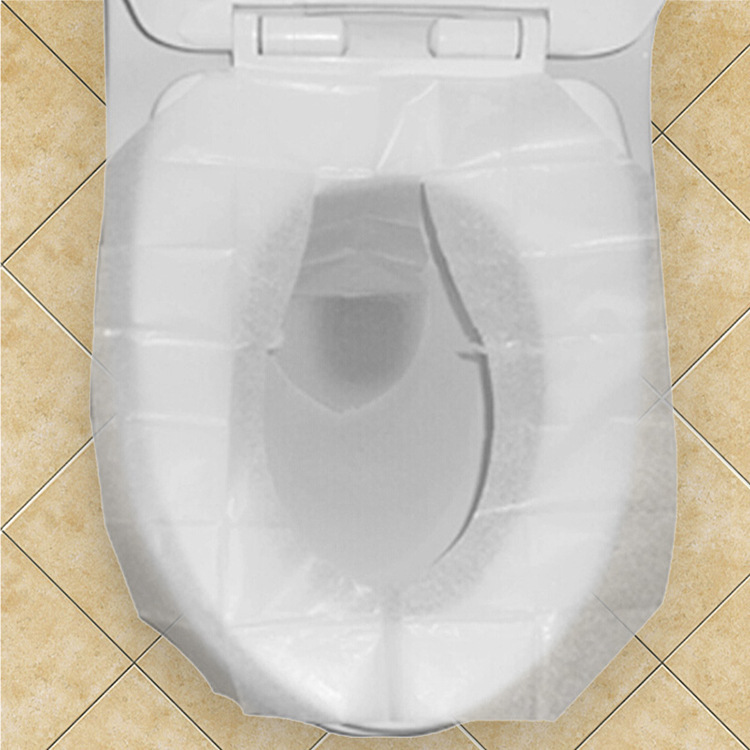 Spring Breeze Soluble Water Disposable Toilet Pad Hotel Commercial Toilet 1/2 Fold Disposable Toilet Pad Paper