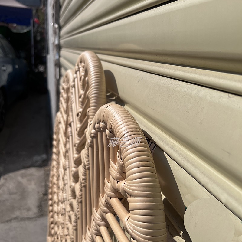 Nordic Ins Children's Room Children's Rattan Bed Hotel Homestay Indonesian Real Rattan Bedside Screen Single Child Rattan Bed