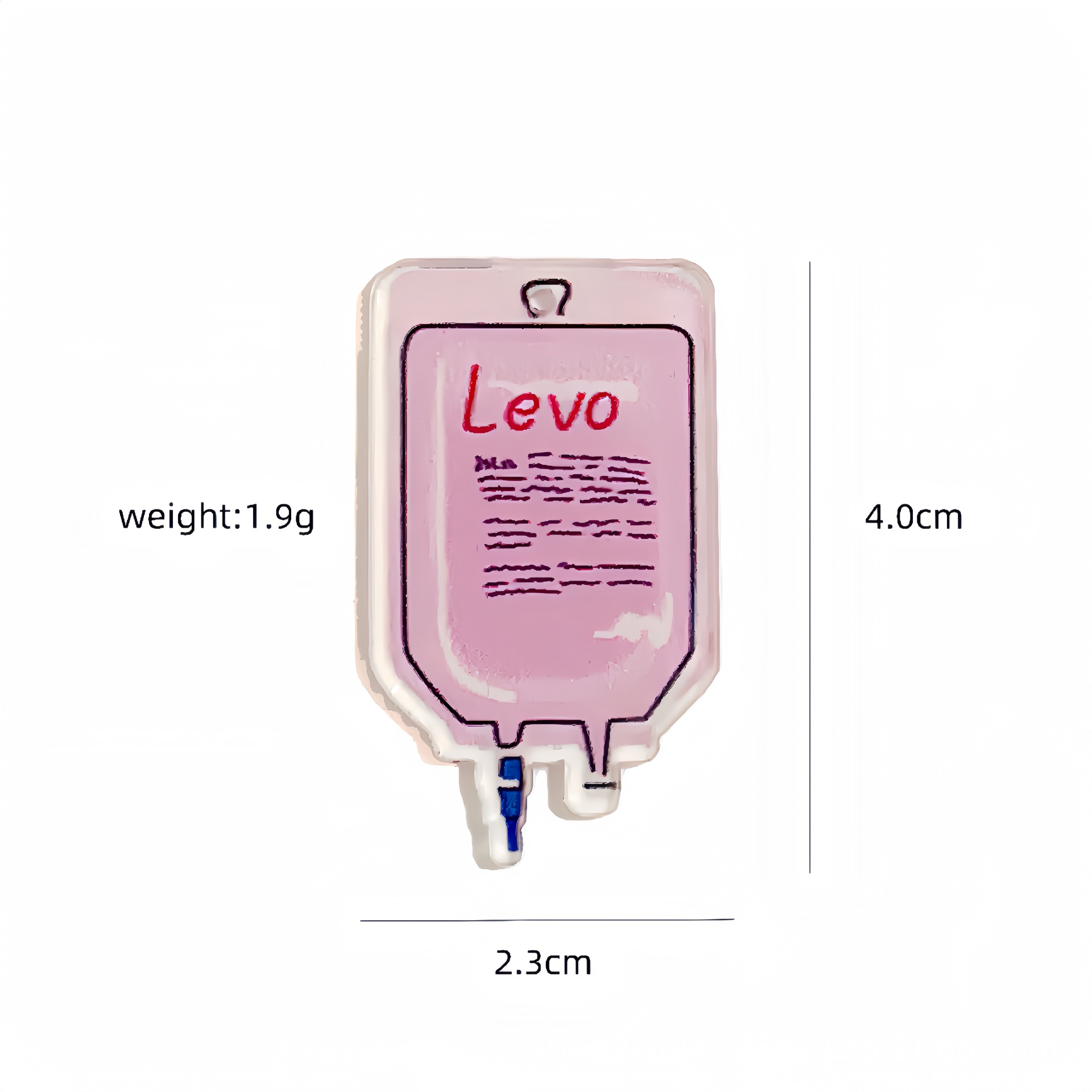 Cross-border Direct Supply to Europe and America Nurses' Festival Pink Acrylic Piece Earrings Pendant Pendant DIY Earrings Decorative Accessories