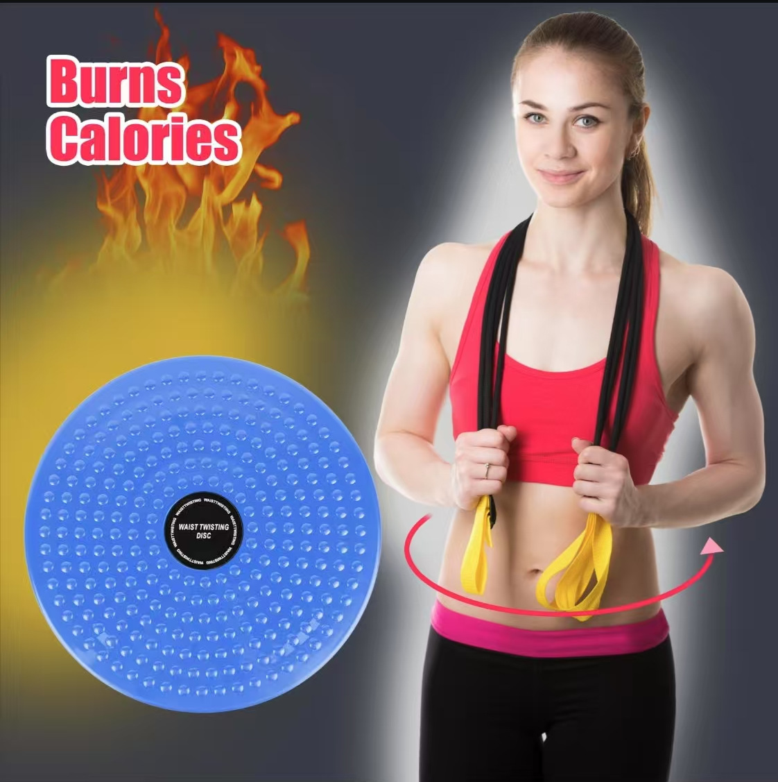 Pellet Waist Twisting Disc Fitness Equipment Home Step Dance Machine Belly Tightening Waist Beauty Machine Waist Twisting Machine Twist Music