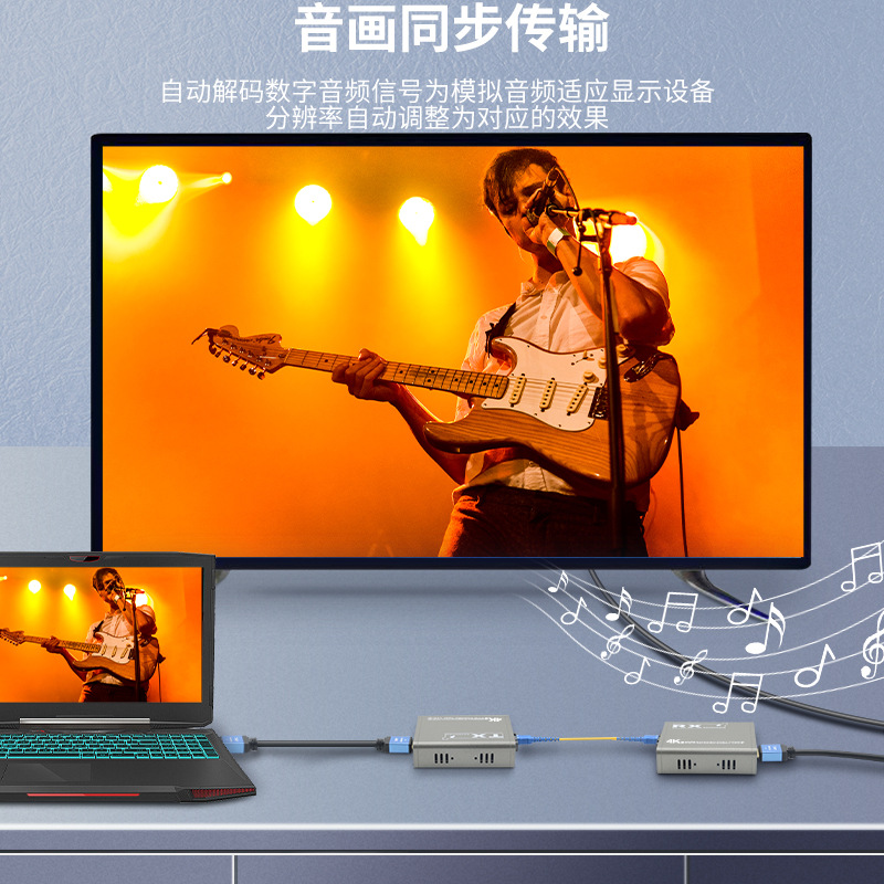 4K Hd HDMI Optical Transceiver Kvm Fiber Extension Fiber Extender Transceiver USB Keyboard and Mouse 20Km