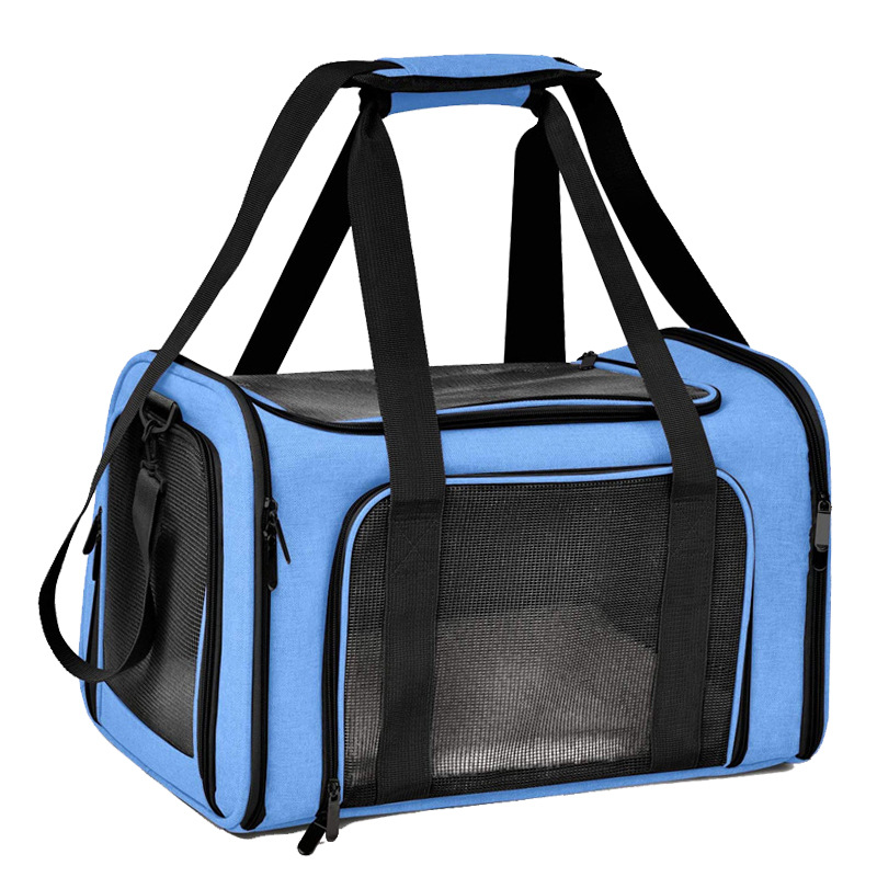 Cat Carrier Bag Is a Portable and Breathable Pet Carrier Bag for Small Dogs and Cats to Carry When Going Out, Suitable for Car Travel and Handheld Use
