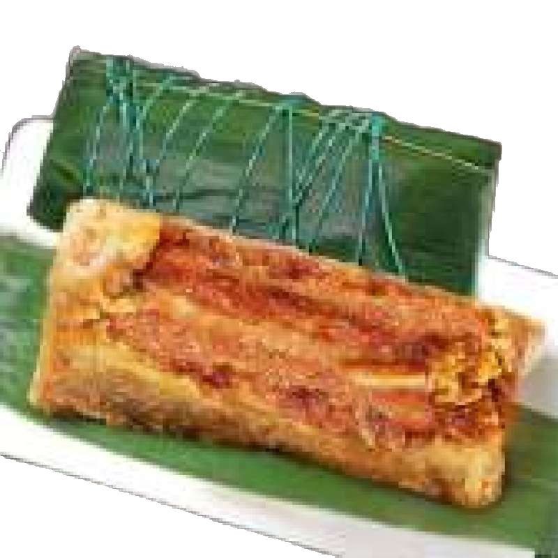 Wholesale of Large Zongzi with Egg Yolk and Pork, Vacuum-Packed Breakfast Zongzi with Chestnut, Dried Plums, Vegetables, and Fresh Pork for Dragon Boat Festival