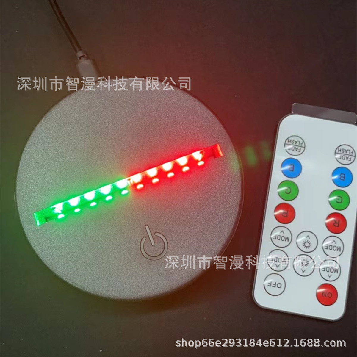 Night Light Base New Creative Touch Remote Control Colorful Night Light USB Charging Base Led Desk Lamp Base