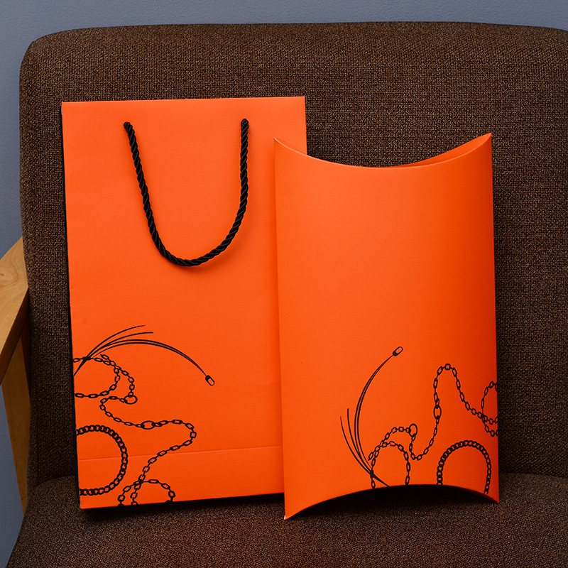 Spot Orange Scarf gift box scarf shawl packaging box underwear clothing handbag gift wholesale plus logo