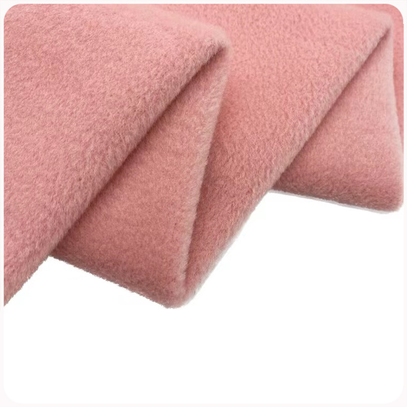 Woolen Woolen Plain Antelope Cashmere Coat Coat Fabric One-sided Shun Wool Imitation Cashmere Autumn and Winter Women's Woolen Fabric