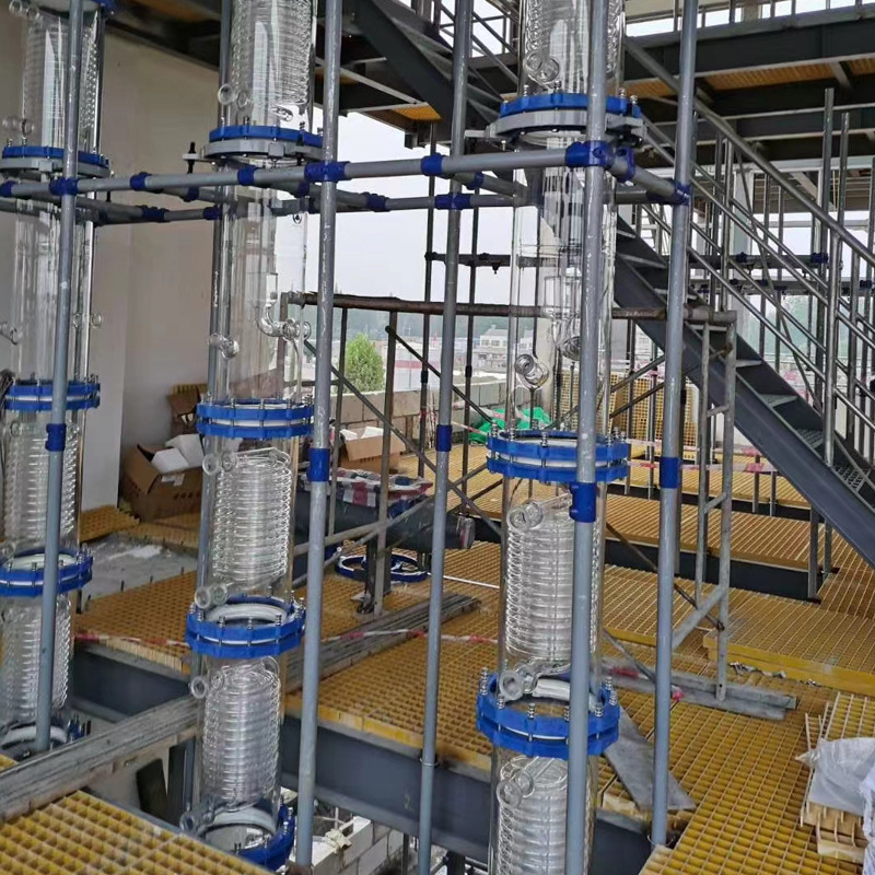 Glass Coil Condenser Glass Condenser Condenser Supports Custom Processing Heat Exchanger