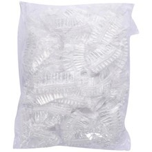 Transparent Disposable Earmuffs for Home Shampooing Waterproof Earmuffs Plastic Not Easy to Break Thickeneded Barber Shop Hair Dyeing Earmuffs