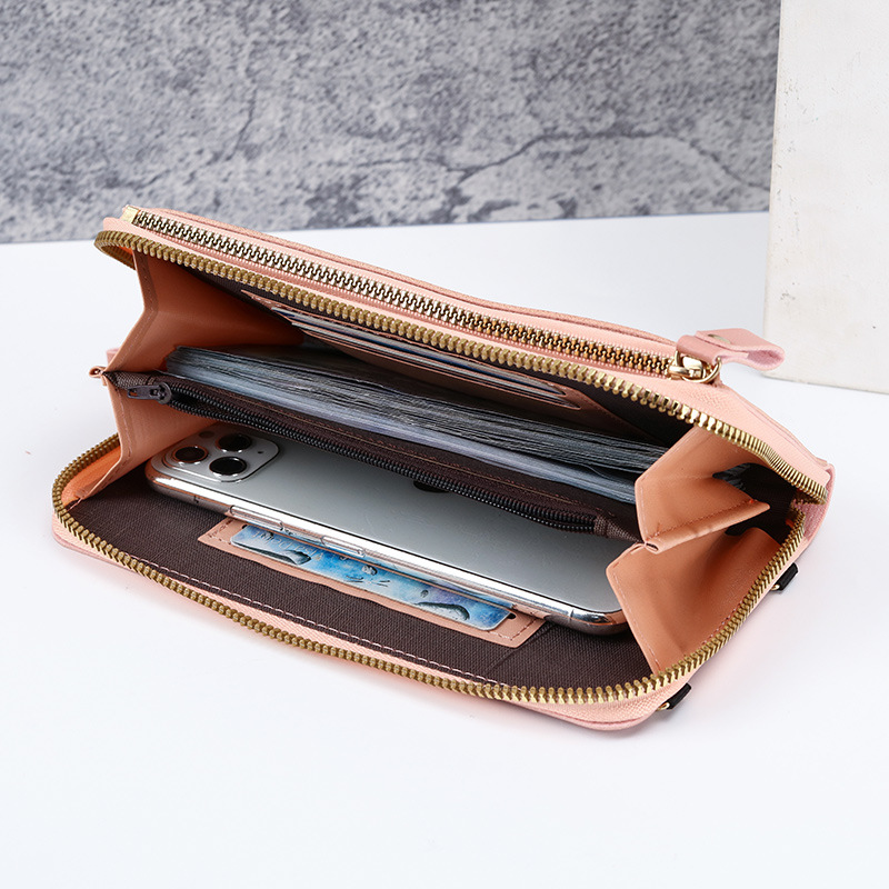 2022 Touchscreen Mobile Phone Bag Women's Crossbody Anti-theft Multifunctional Single Shoulder Transparent Mini Wallet Mobile Phone Bag