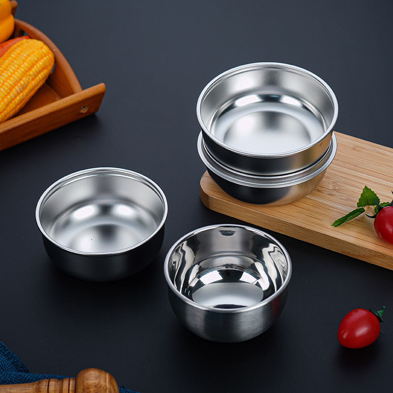 [Silicone bowl accessories] to undertake all kinds of 304 tableware stainless steel 316 children liner support to sample