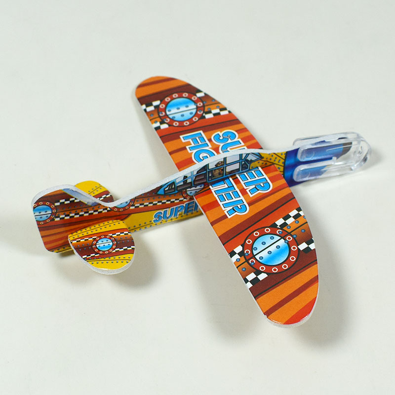 Mini foam plane DIY color children's toys aviation model kindergarten small gift outdoor toys wholesale