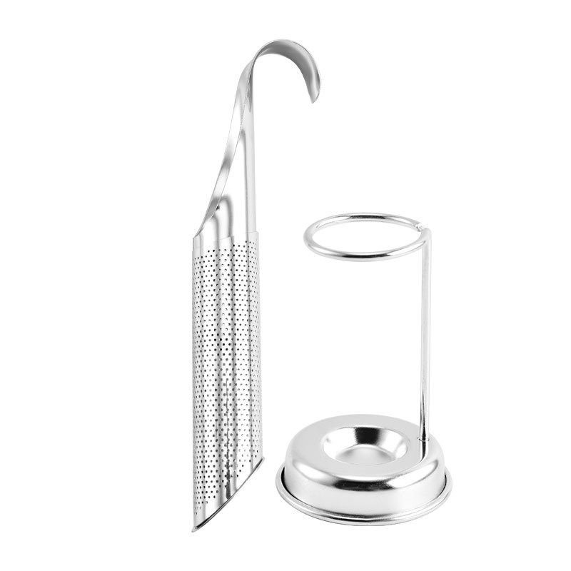 304 Stainless Steel Tea Drain Creative Pipe Hanging Tea Maker Kitchen Household Tea Separator Tea Filter Residue Artifact