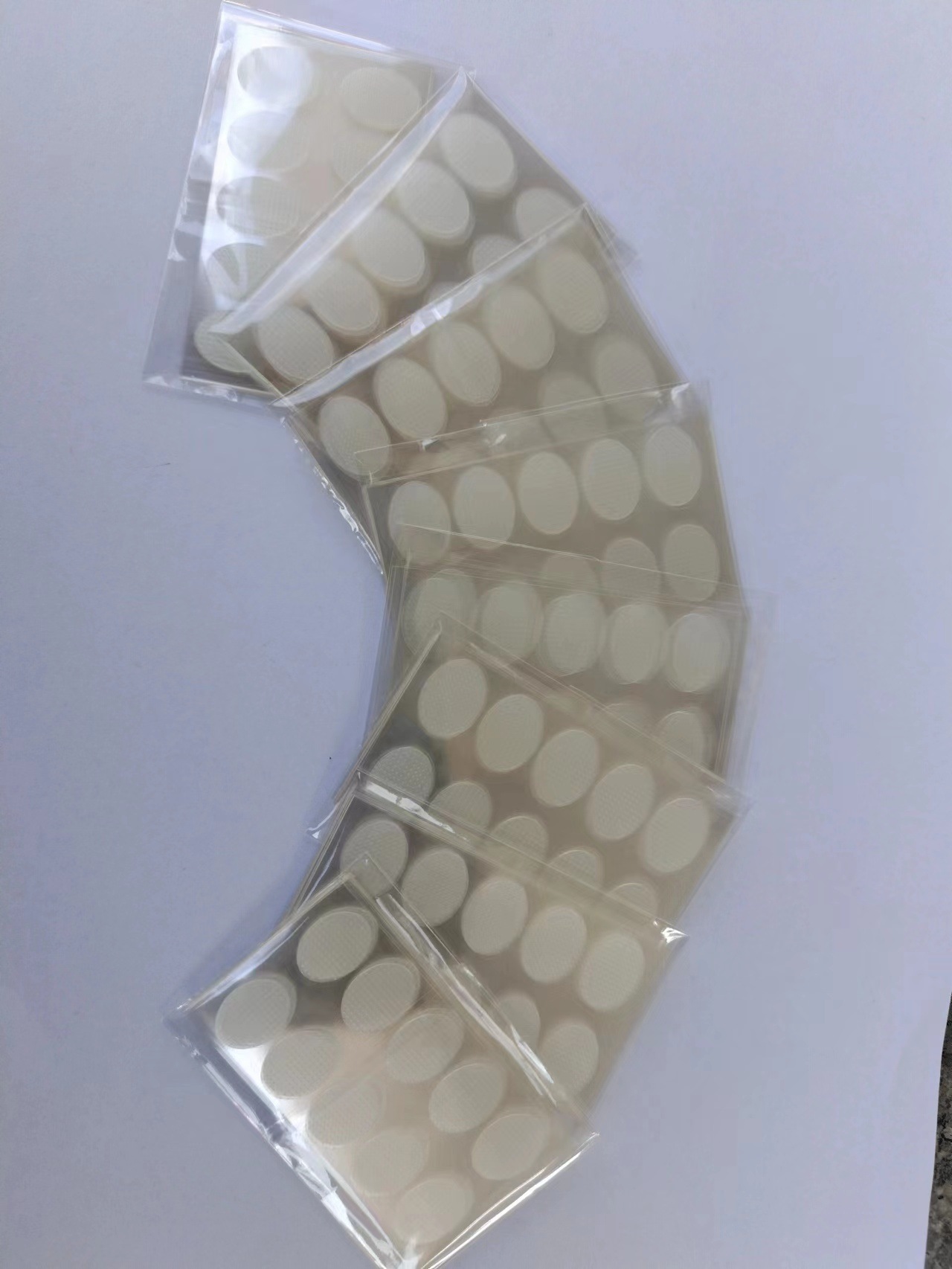 Factory direct supply invisible ear hole hanging stickers female ear hole anti-expansion stickers earlobe PE protective film earrings protective stickers