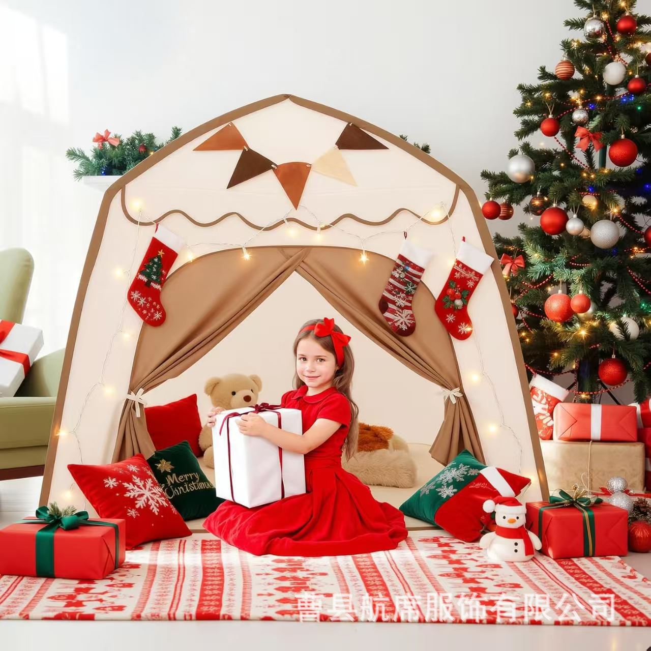 Cross-Border Creative Children's Tent Indoor Girl Castle Toy House Princess Dream House Game Secret Base