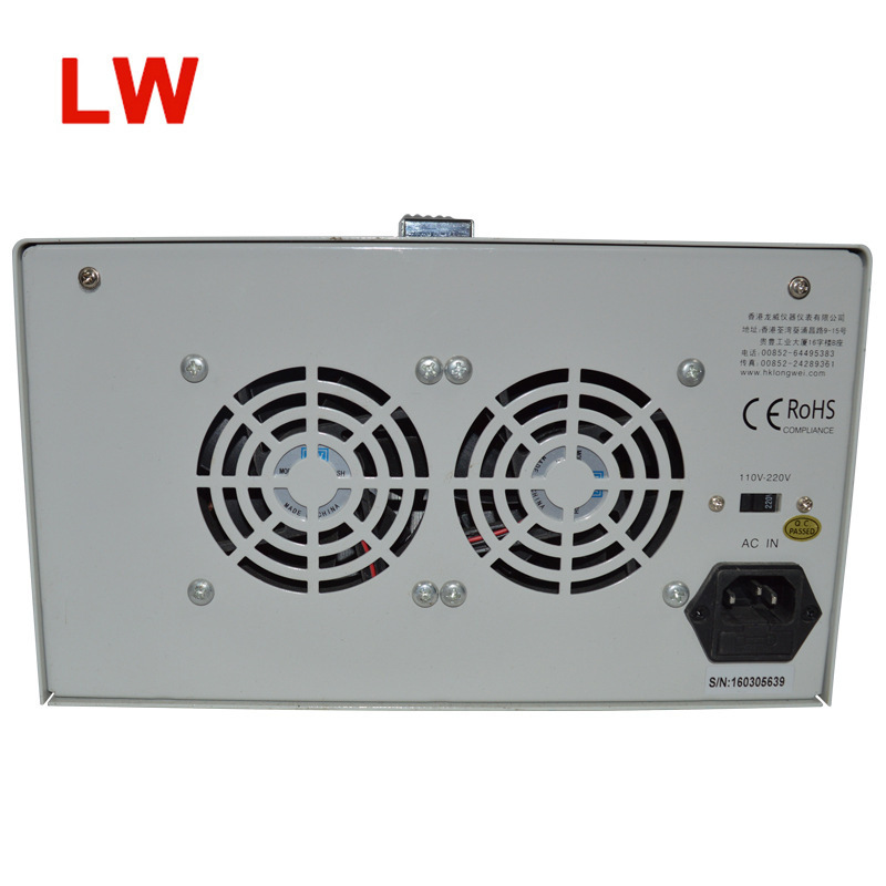 Longwei Tpr3020-2D Dual-Channel Dc Regulated Linear Power Supply 30V20A Electroplating Power Supply Voltage and Current Stabilized Power Supply