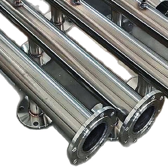 Sanitary Grade 304 Stainless Steel Prefabricated Pipe Sterile Water Pipe Welding Pipe 316L Flange Welded Stainless Steel Pipe Fittings