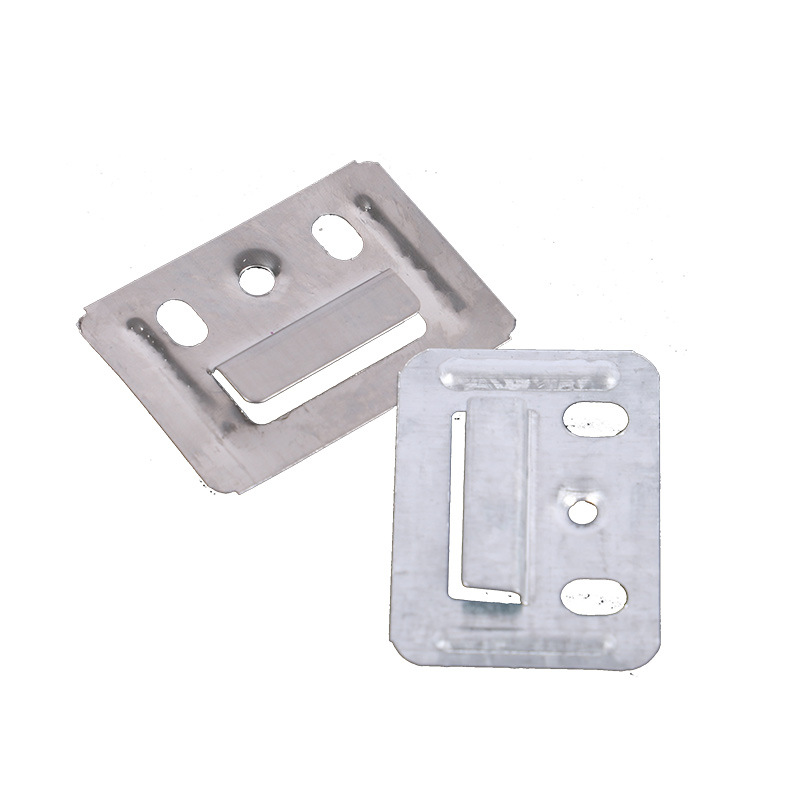Galvanized PVC buckle plate buckle fixing piece bamboo fiberboard integrated wall plate buckle wall plate stainless steel buckle