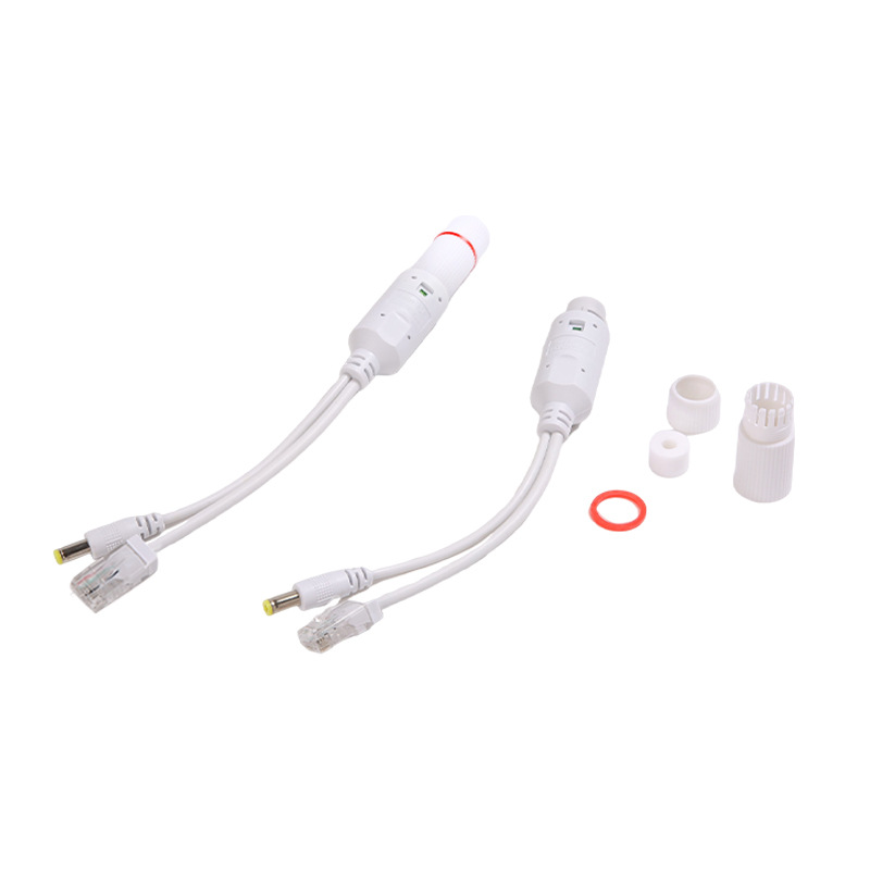 Manufacturers supply 48V waterproof standard POE separator stable power supply gold-plated crystal head compatible with AT protocol