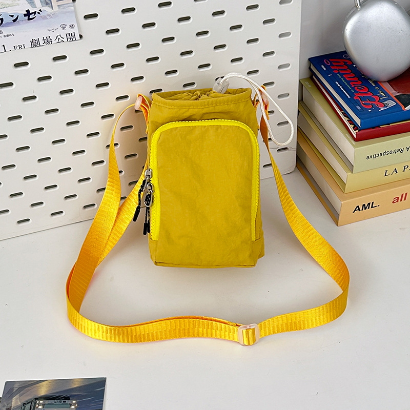 Новая простая повседневная сумка для мобильного телефона через плечо, нейлоновая водонепроницаемая сумка для бега и спорта на открытом воздухе, портативная сумка для воды