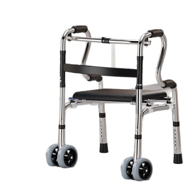 Walking walking aid for the elderly walking cane walking aid can sit four-legged auxiliary bathing aid handrail rehabilitation walking manufacturers