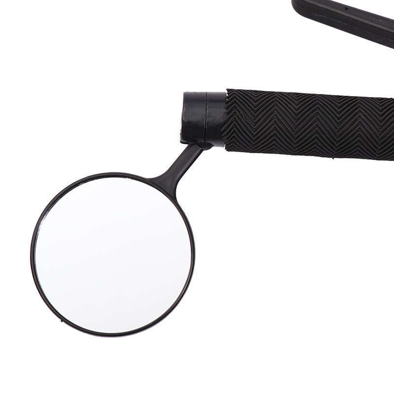Зеркало заднего вида с блокировкой для руля велосипеда, широкоугольное зеркало заднего вида для горного велосипеда, плоский безопасный пластиковый отражатель