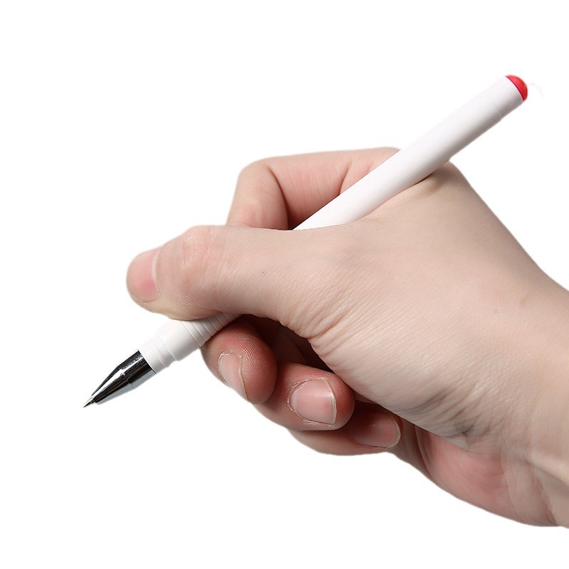 Business Office Desk Pen Fixed Signature Gel Pen Custom-Made with Printable Logo Desktop Bank Counter Advertising Pen