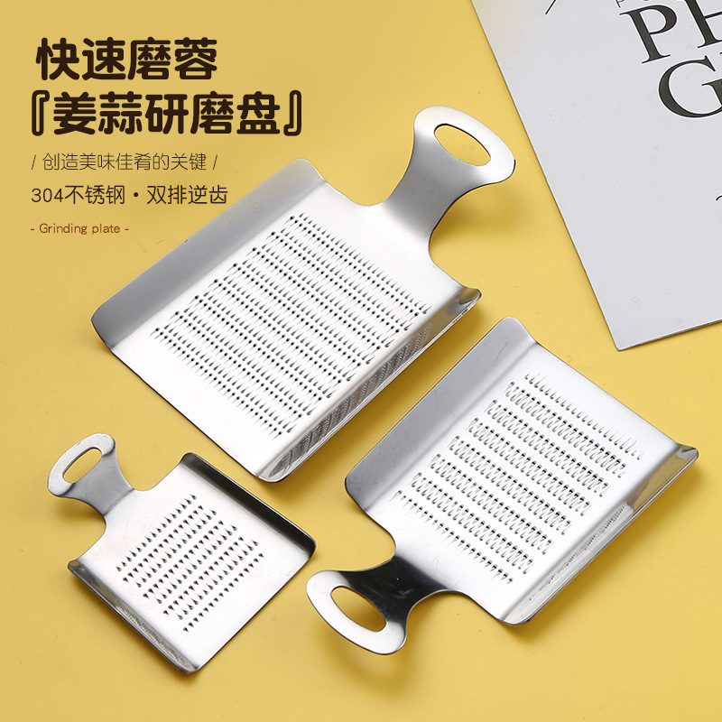 Ручная терка для имбиря и чеснока из нержавеющей стали для кухни
