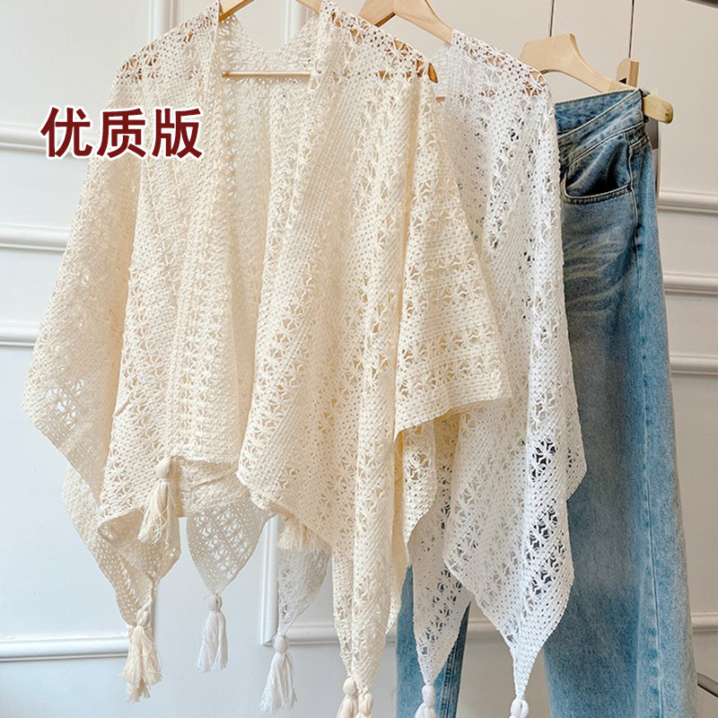 Винтажный этнический кардиган с кисточками, тонкая весенне-осенняя шаль для женщин, с юбкой-чэонгсам и кружевом