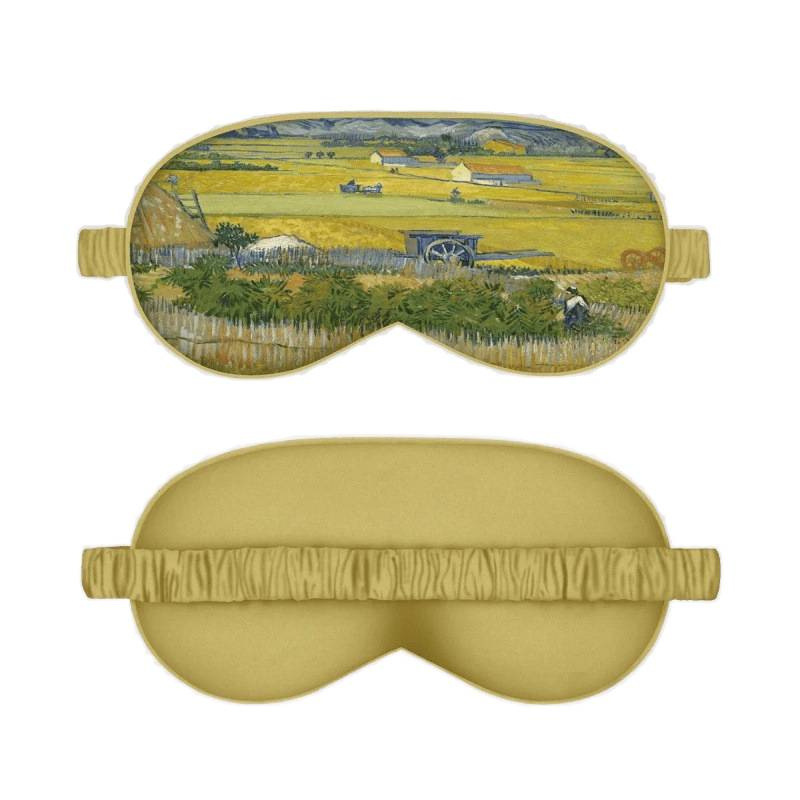 Eye Mask for Sleeping, Light-Blocking and Breathable, Unisex, Van Gogh Oil Painting Series, Auxiliary Sleep Artifact to Relieve Fatigue