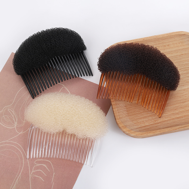 Manufacturer Wholesale New Hairpin Plastic Comb Fluffy Hair Pad Fashionable Fluffy Hair Styling Hair Pad