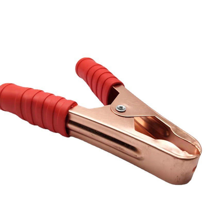 100A battery alligator clip spring power connector nickel plated copper plated inverter battery 110 long