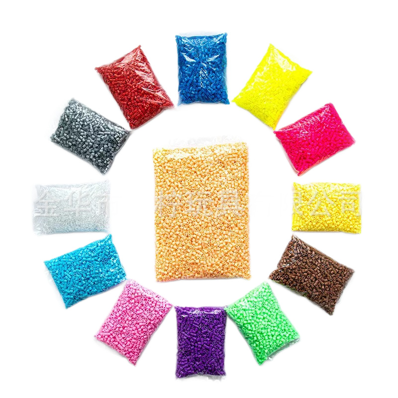 2G5G DIY Educational Toy with 2.6mm Fusion Beans, Puzzle Refill Pack, 96 Colors Soybean Material Pack