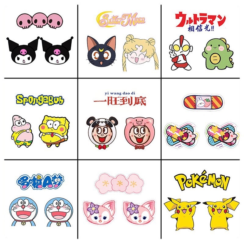 Ski Anti-Freeze Face Patch Cartoon Equipment Face Protection Artifact Nose Patch Sun Protection Windproof Winter Cute Face Protection Set