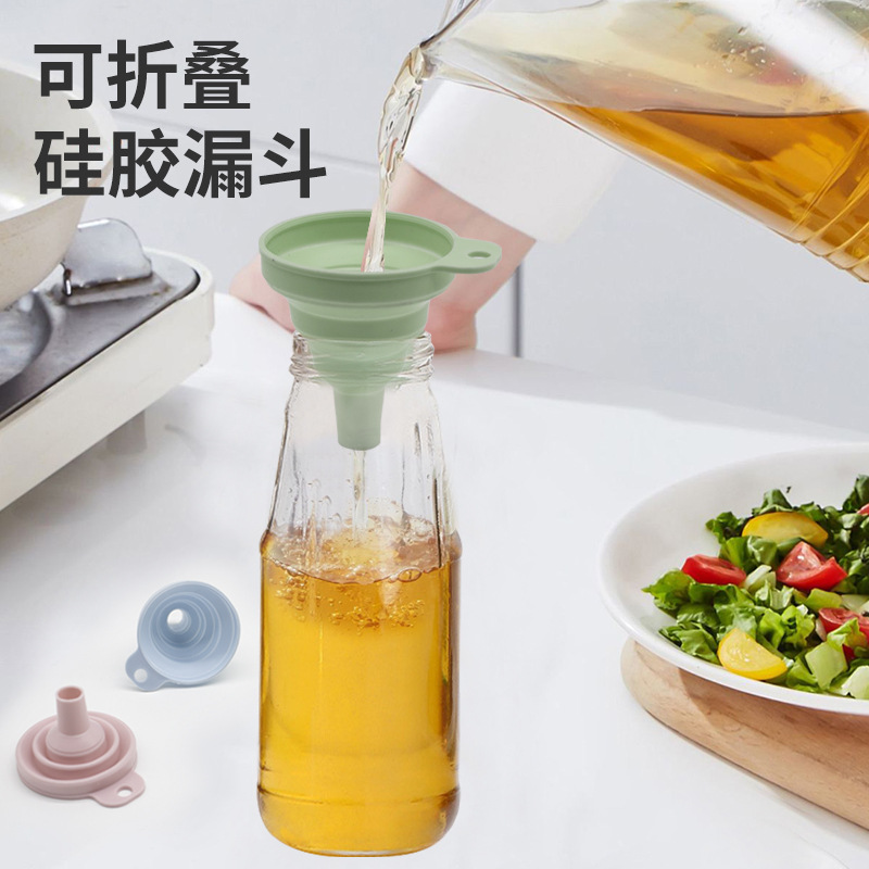 Складная воронка большого диаметра, мешок для хранения зерна, воронка для льда, телескопическая воронка, силиконовая воронка, воронка для утечки масла