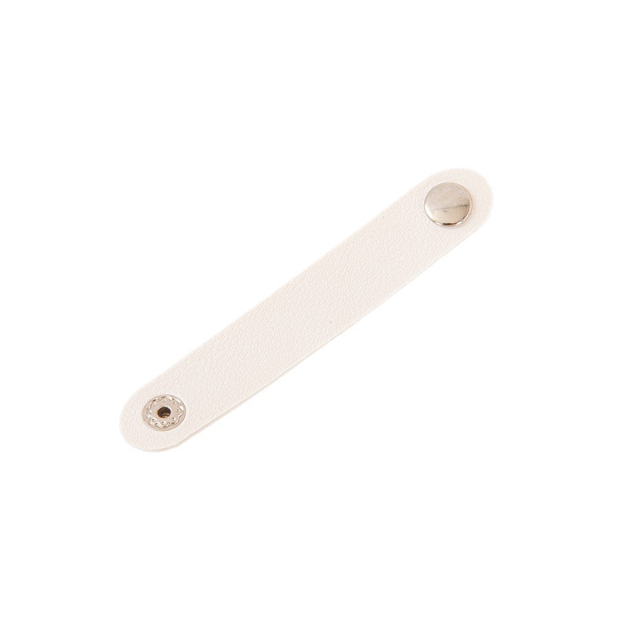 Cross-Border Leather Snap Button Power Cord Organizer, Leather Cable Organizer, Data Cable Hub, Scarf Buckle