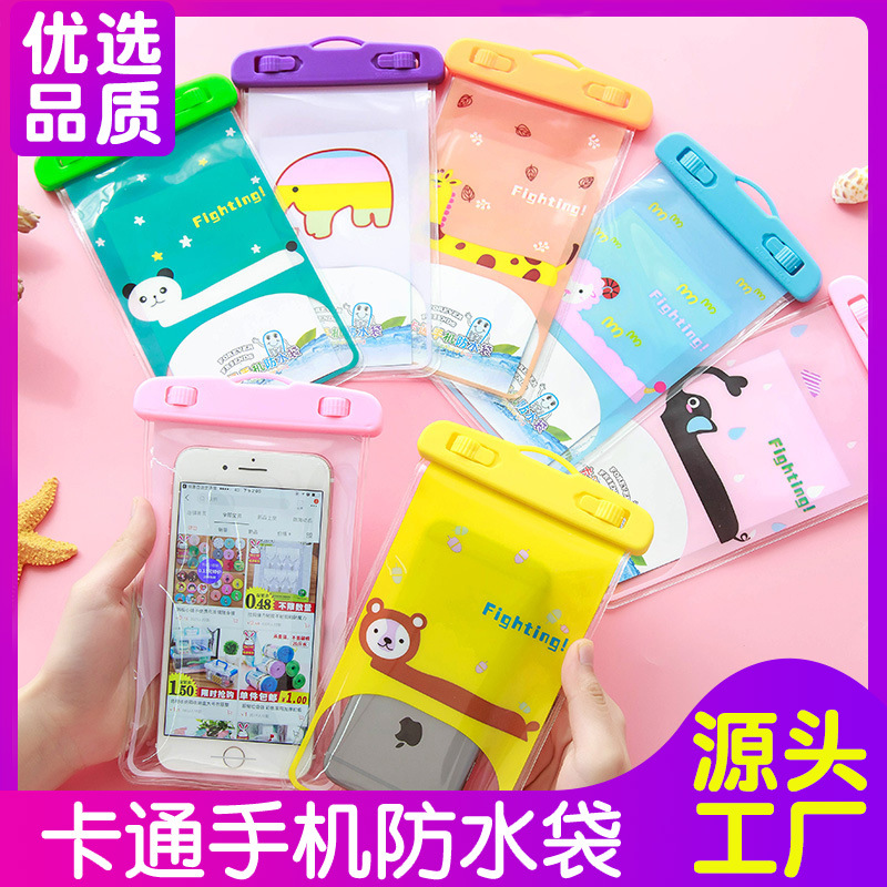 Водонепроницаемый чехол для мобильного телефона с мультяшным рисунком для дрифта