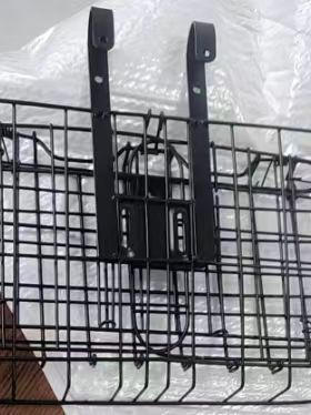 Factory Direct Sales Bicycle Front and Rear Folding Iron Basket Hanging Orchid Mountain Bike Basket Can Be Extended and Made