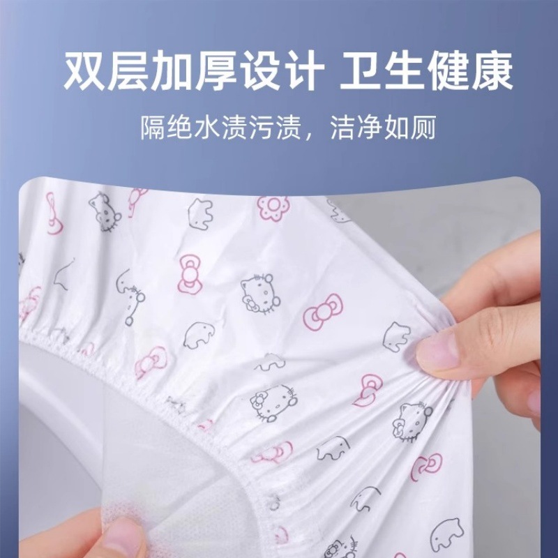 Disposable Toilet Cover Printed Waterproof Household Travel Hotel Maternal Portable Dirty-proof Non-woven Toilet Cover Pad