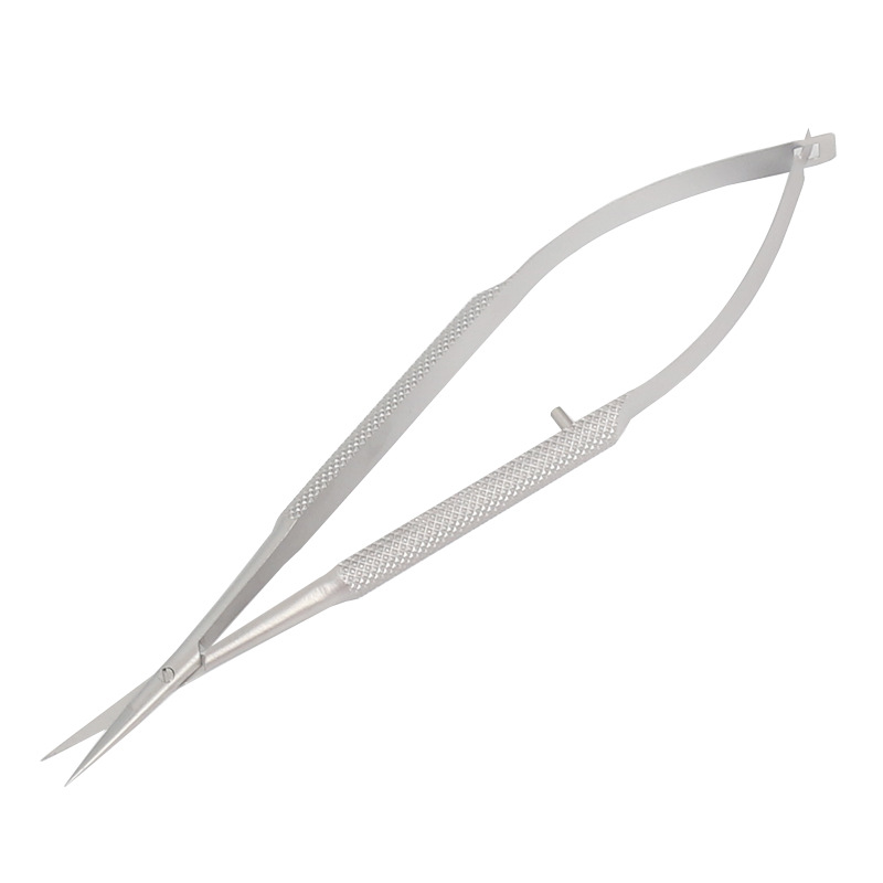Stainless Steel Ophthalmic Microscopic Instrument, Corneal Scissors, Seam Removal Scissors, Double Eyelid Surgery, Eye Corner Opening Fine Scissors Tool