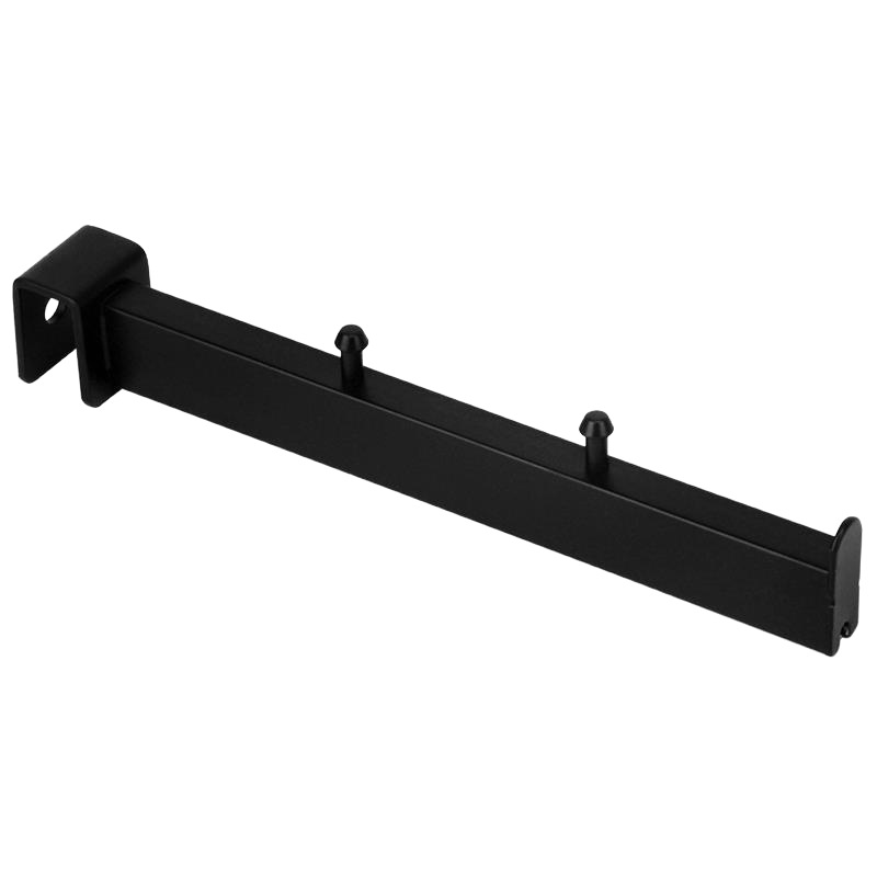 Square Tube Hook Clothing Store Display Rack Buckle 1.5cm Flat Tube Black White Hanging Point Hanging Clothes 5 Five Nail Hooks