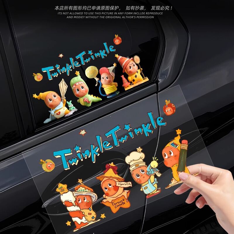 Наклейки для украшения автомобиля We Are All Star People Twinkle, водонепроницаемые наклейки для багажа, DIY