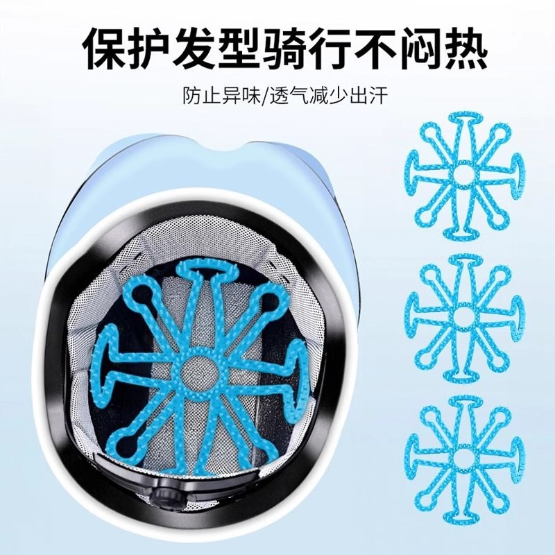 Внутренний подкладка шлема без давления артефакт прически вентиляция для предотвращения запаха универсальная силиконовая подушка для велошлема