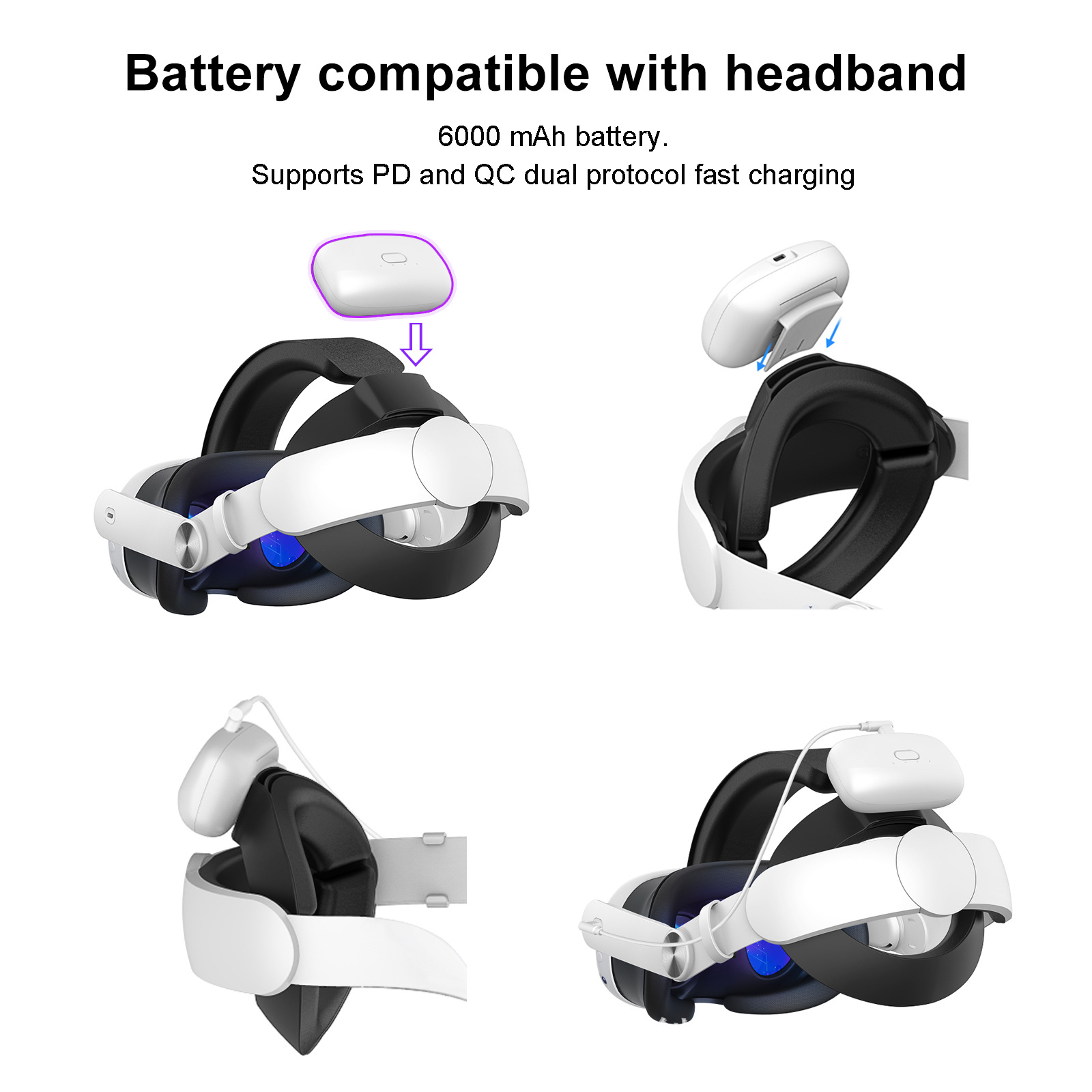 For Meta Oculus quest3s Elite Headband VR Accessories Adjustable Replacement Comfortable Headwear Virtual