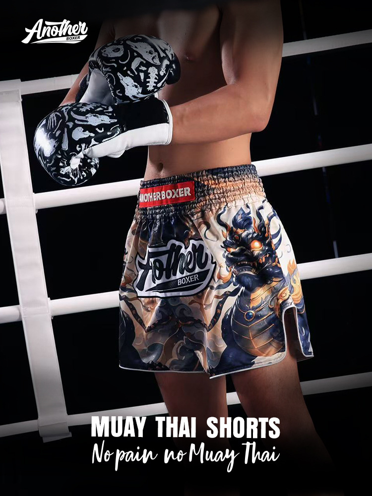2025 New Multi-Color Boxing Shorts Muay Thai Boxing Competition Training Sanda Clothing Wholesale Shorts European Size Multi-Style