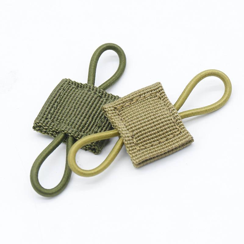 Multi-purpose Vest Accessories Hanging Buckle Outdoor Tactical Belt Fixed Buckle PPT Antenna Flashlight Elastic Webbing Binding Ring