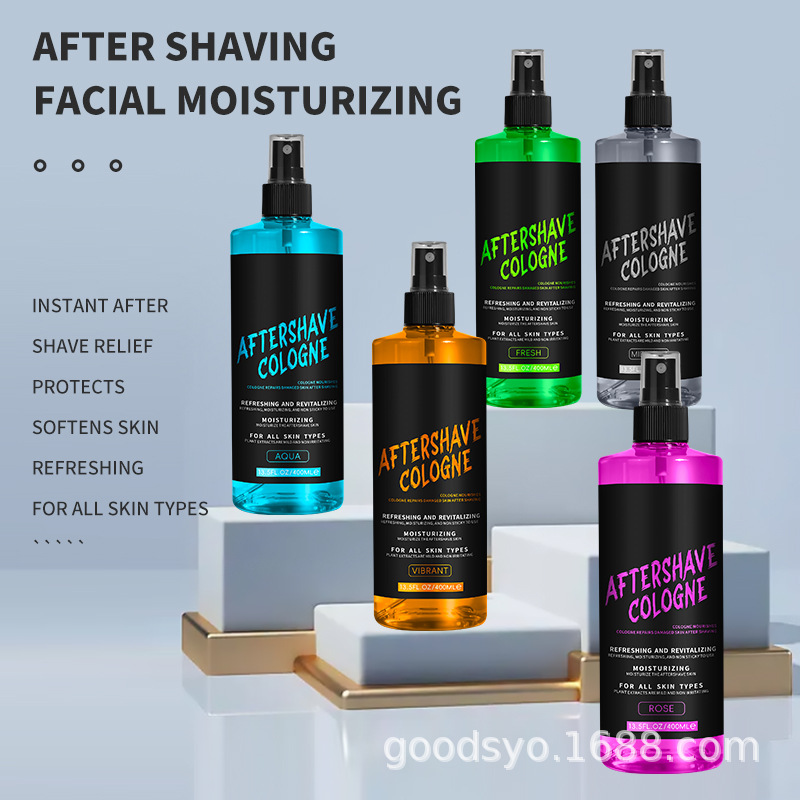 Cross-Border Spot Popular Cologne Aftershave Spray Men's Aftershave Care Toner Refreshing Oil Control