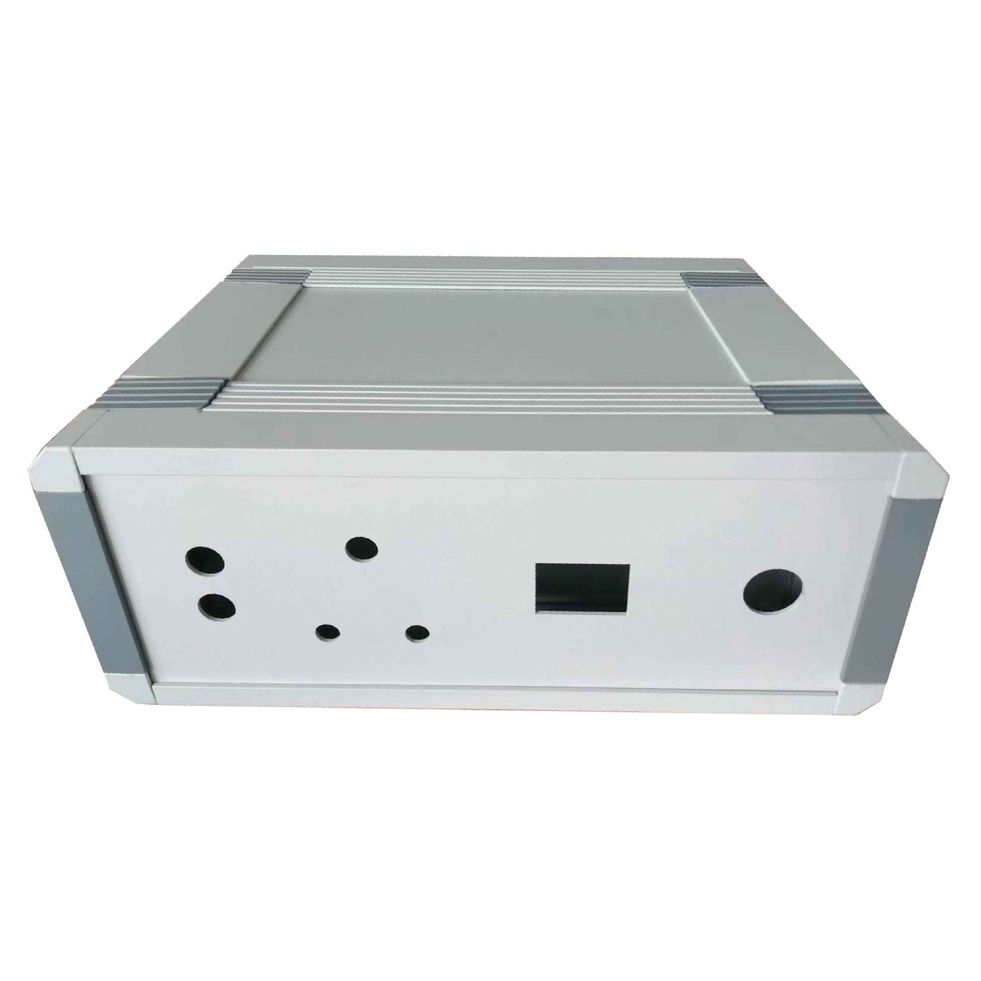 KBC Aluminum Profile Metal Instrument Chassis Power Industrial Controller Junction Box Desktop Equipment Shell 215*507*460